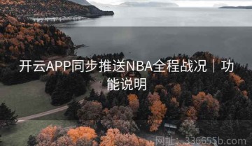 开云APP同步推送NBA全程战况｜功能说明