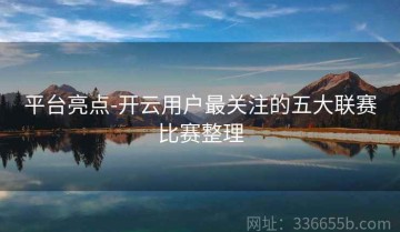 平台亮点-开云用户最关注的五大联赛比赛整理